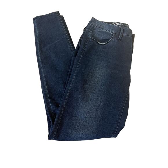 Madewell Jeans Size 27 Dark Wash Low-Rise Legging Style Denim - Picture 1 of 5